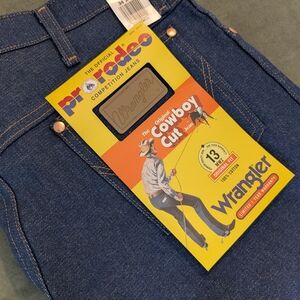 Wrangler Men’s Cowboy Cut Original Fit Jeans - Dark Blue 13mnz